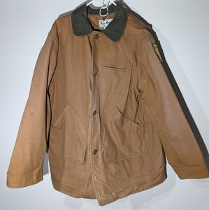 Vintage LL Bean Hunting Jacket Corduroy Collar/Cuffs Made in USA